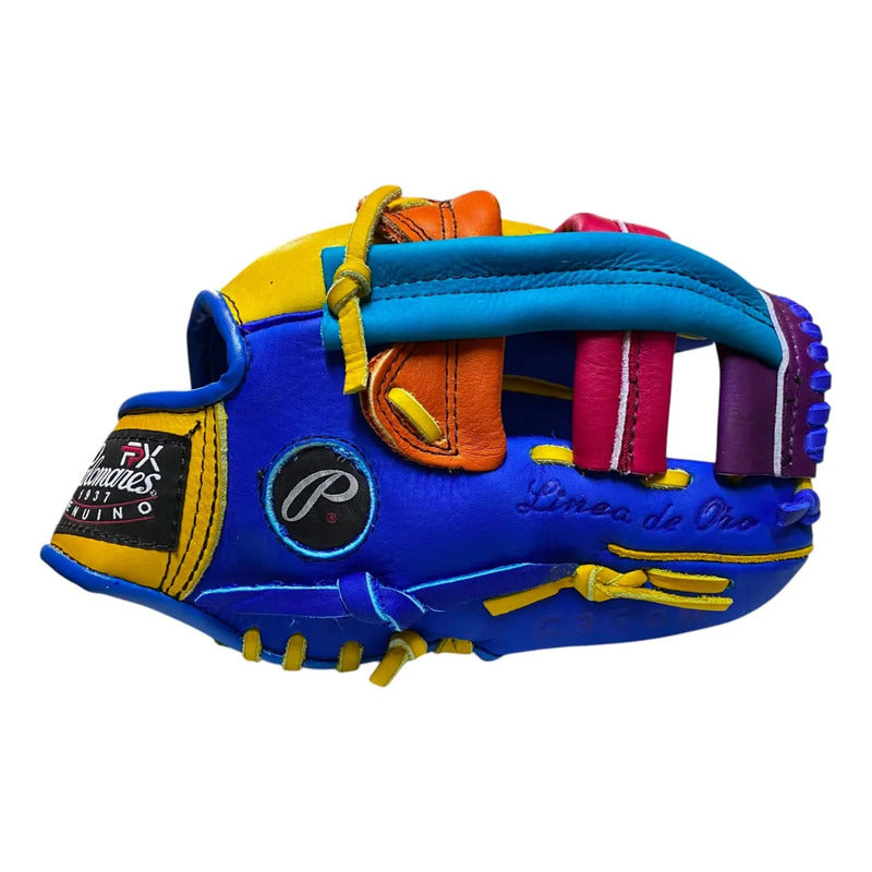 Guante Manopla Beisbol Soft G350 12.5 Colores Palomares Fpx Amarillo Juvenil/ Adulto
