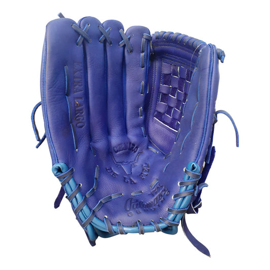 Manopla Beisbol Mak 144 Azul Zurda Palomares Genuino Fpx Azul Adulto