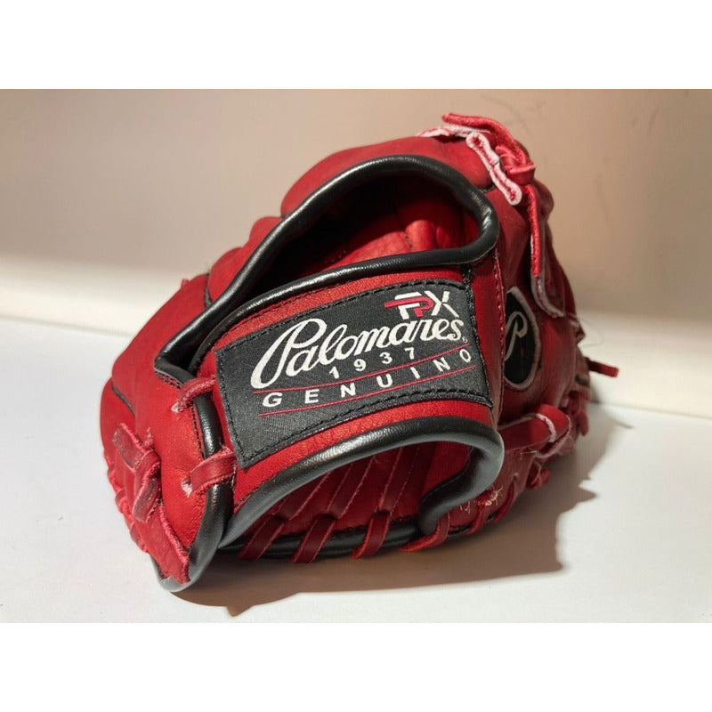 Guante Manopla 355 Piel, 12 PuLG Palomares Genuino Fpx  Rojo