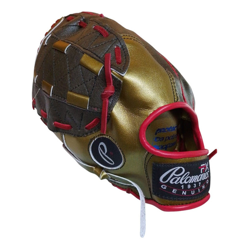 Kit Beisbol Adulto Manopla Zurda Pelota Y Bat Palomares Fpx
