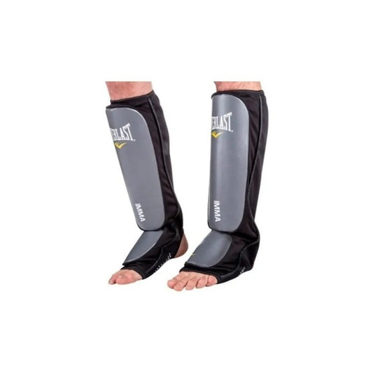 Espinilleras Everlast X07951 Con Protectores De Empeine. Gris