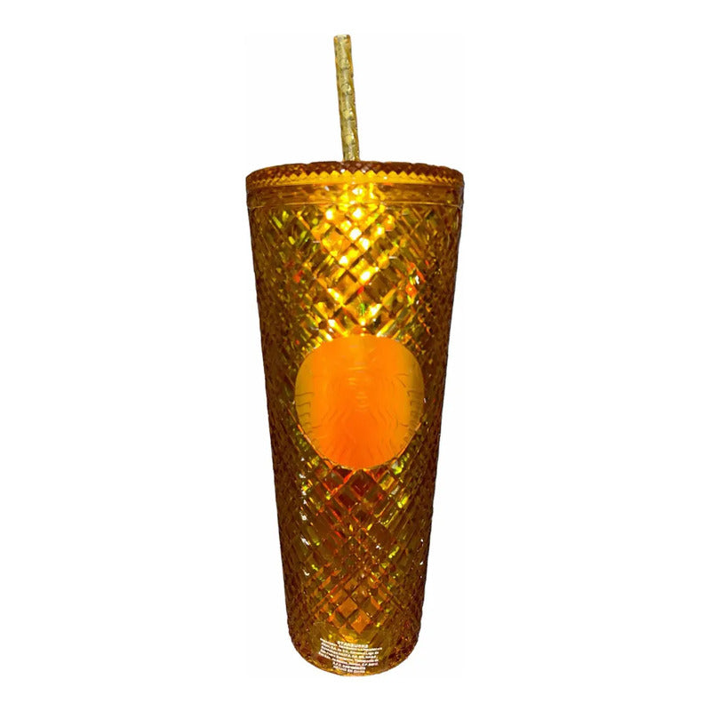 Vaso Dorado Starbucks Colección Tamaño Venti Dorado