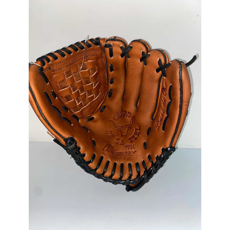 Manopla Beisbol Mediana 12.5 G350 Cafe/blanc Palomares Fpx Café Juvenil/adulto