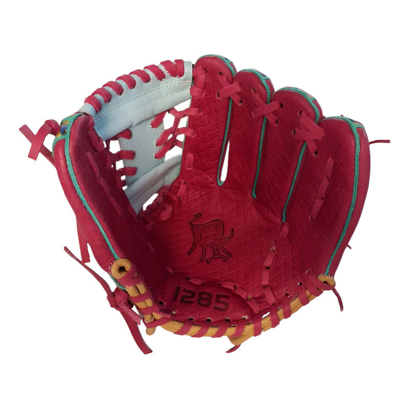 Guante Manopla Beisbol 11.5 Floral H Palomares Genuino Fpx Rosa Chicle Juvenil/adulto