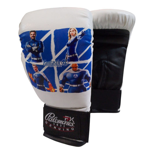 Guante Box Infantil Póster Cuatro Fantásticos 2025 Fpx 6 Oz Blanco