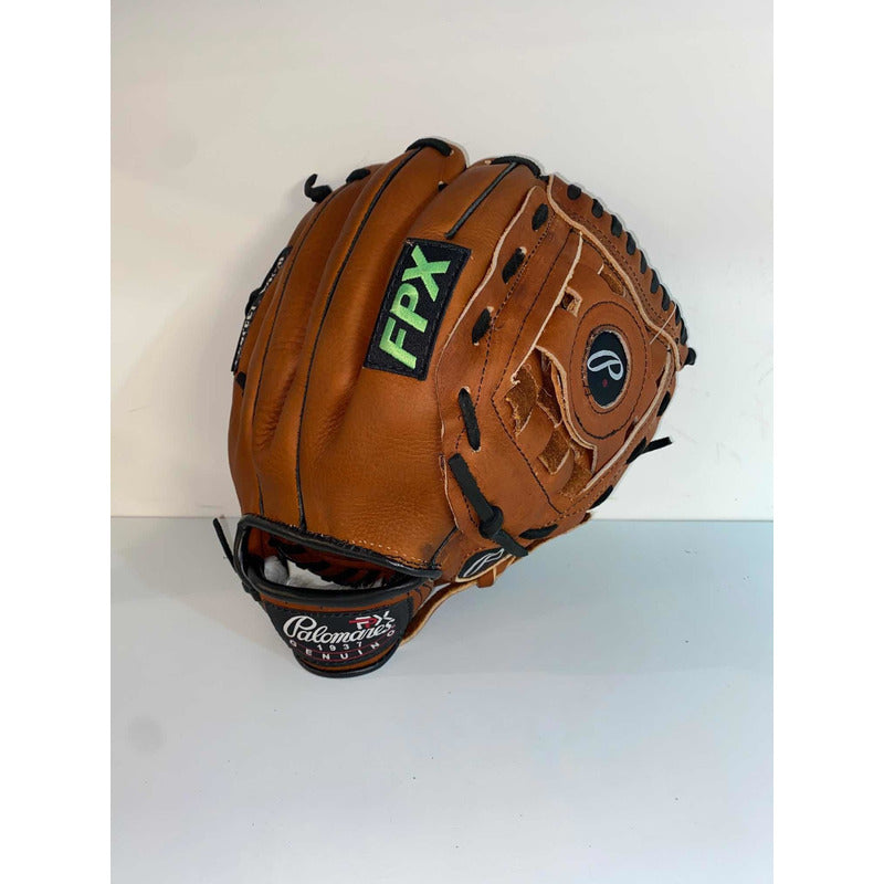 Manopla Beisbol Mediana 12.5 G350 Cafe/blanc Palomares Fpx Café Juvenil/adulto