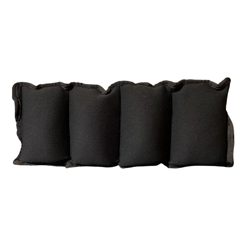 Par Polainas Pesas Muñequeras 700 Gr C/u Palomares Fpx Negro