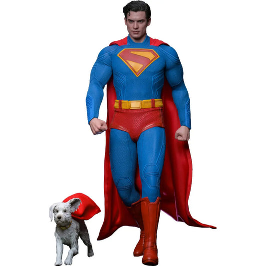 Figura De Acción Superman & Krypto De Hot Toys