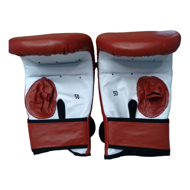 Par De Guanteletas De Box En Piel #50 Palomares Genuino