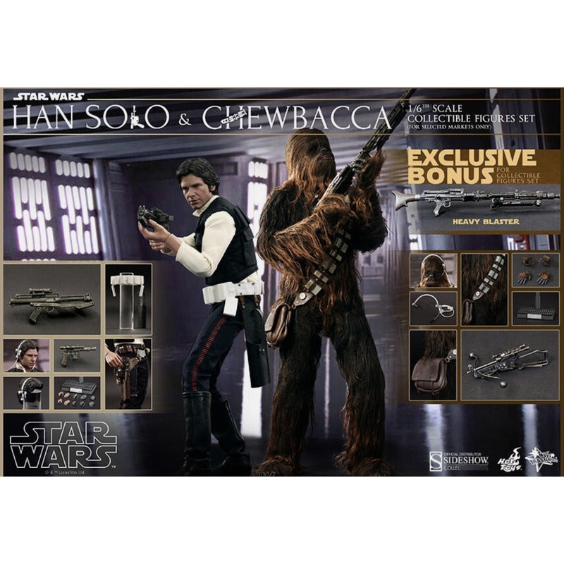 Hot Toys Han Solo And Chewbacca 1/6 Star Wars Fpx