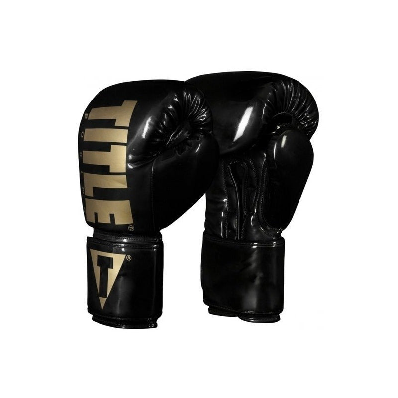 Guantes De Boxeo Title Inferno Vinil Velcro 14 Oz Negro