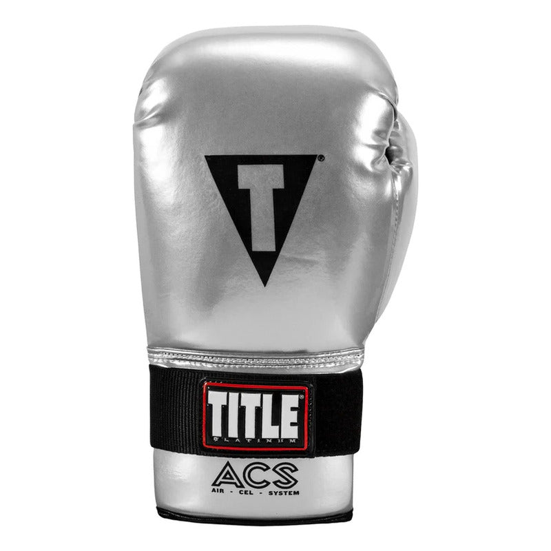 Guante Box Title Platinum Acs Palomares Genuino Fpx M Plateado