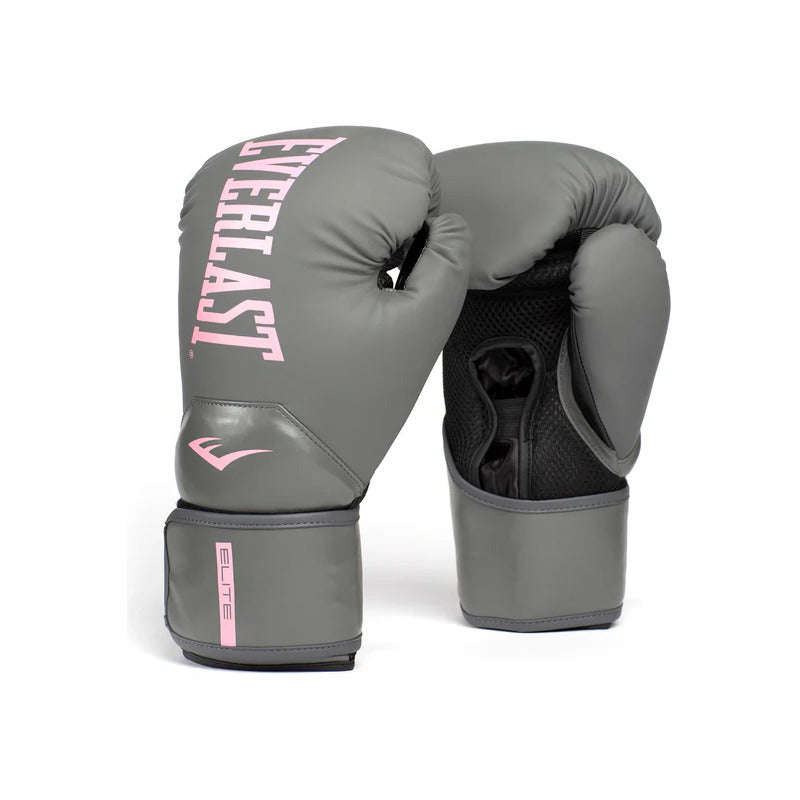 Par Guante Box Everlast Pro Style Elite Rosa/ Gris  Xe250