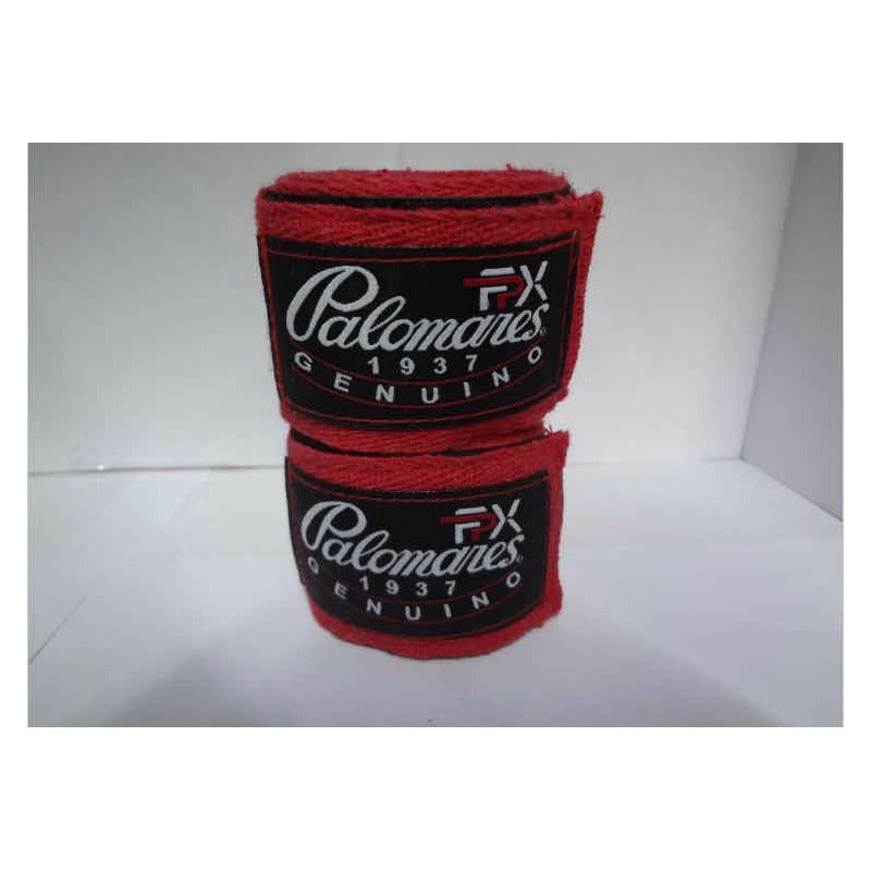 Kit Box Boxing Gear Palomares Genuino Fpx 14 Oz 14oz Rojo