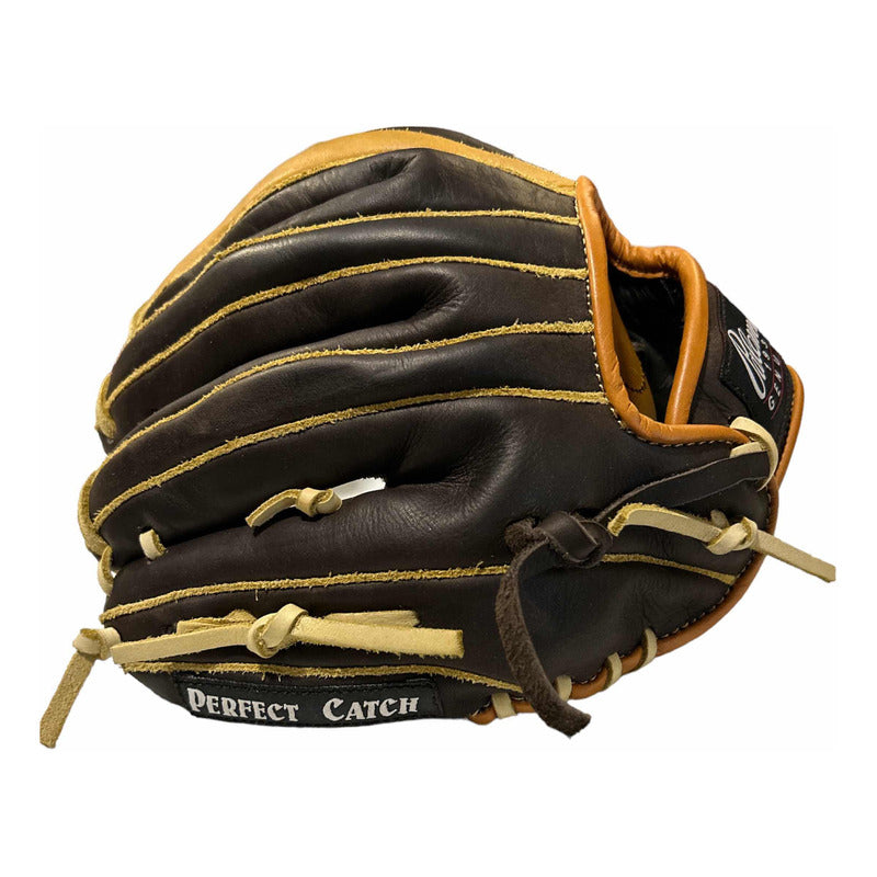 Guante Manopla Béisbol 11.5 Cafe Piel 100% Palomares Fpx