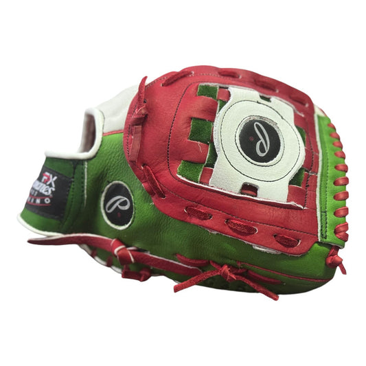 Guante Manopla Beisbol Mexico Tricolor 12,5puLG G350 Fpx Rojo/ Blanco/ Verde Juvenil/adulto