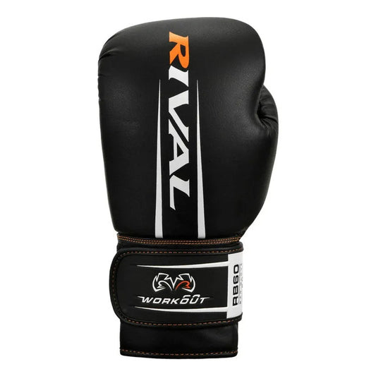 Guante Box Rival Boxing Workout Palomares Genuino Fpx L / 14 Oz Negro