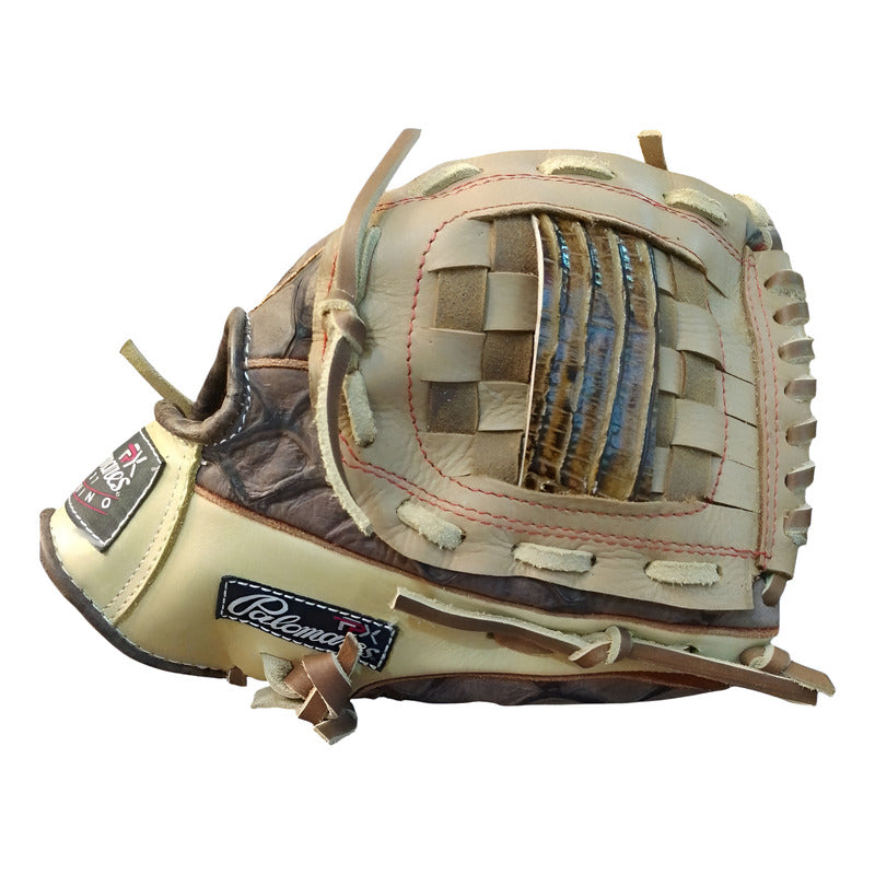 Guante Manopla Beisbol 12.5 Plgds Md 1285 Boa Palomares Fpx Cafe / Amarillo Adulto/ Juvenil