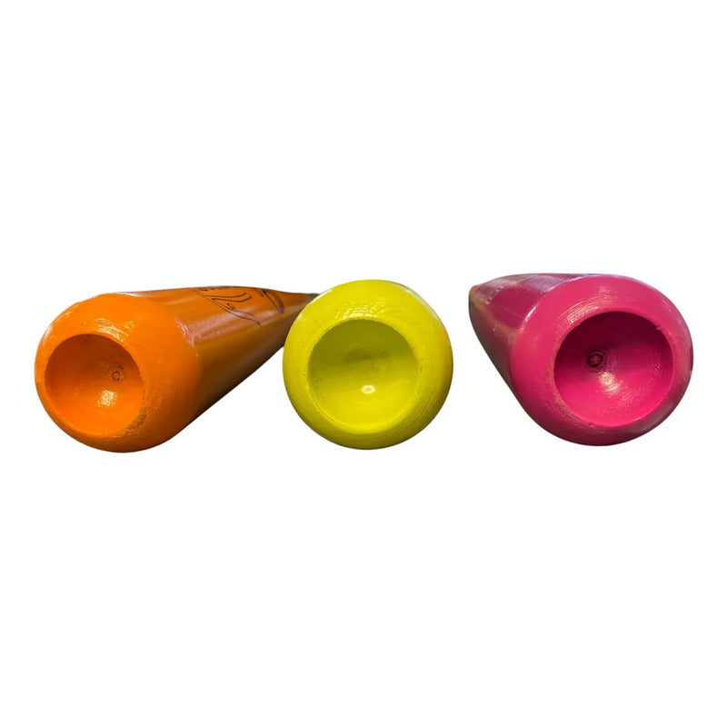 Bat Madera Fresno #34 Beisbol Neon/rosa/naranj Palomares Fpx Rosa Chicle