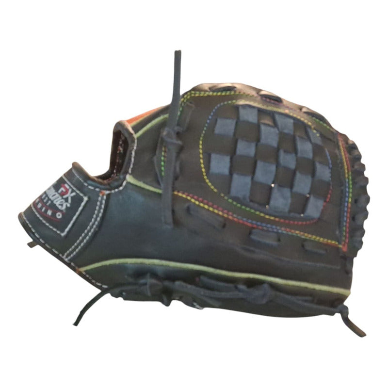 Guante Manopla 12.5  Béisbol Orange Palomares Genuino Fpx Naranja Claro Juvenil/adulto