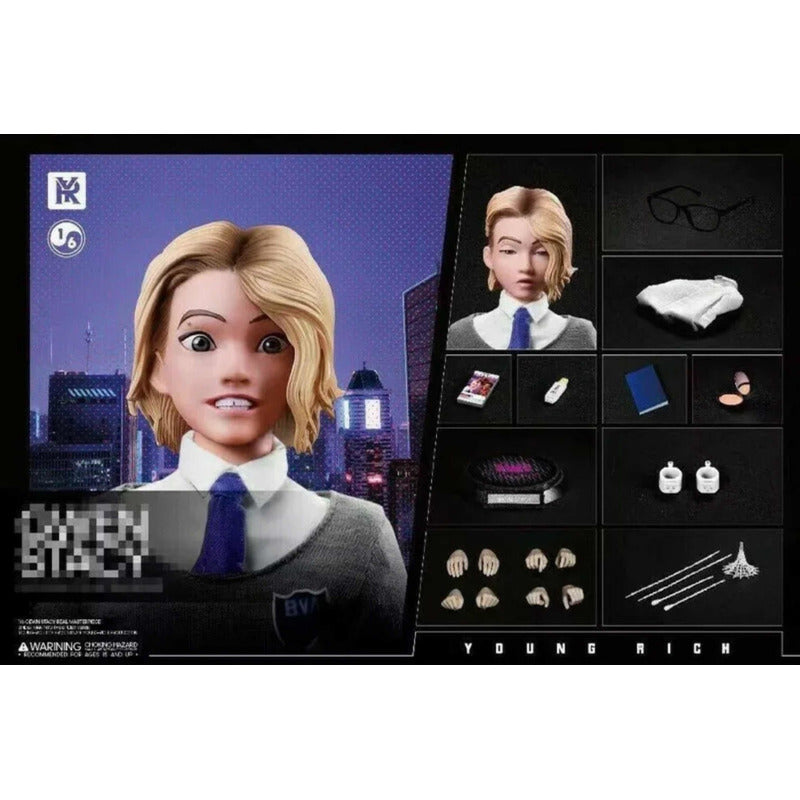 Youngrich No Hot Toys Spider Gwen Stacy Into Spiderverse Fpx