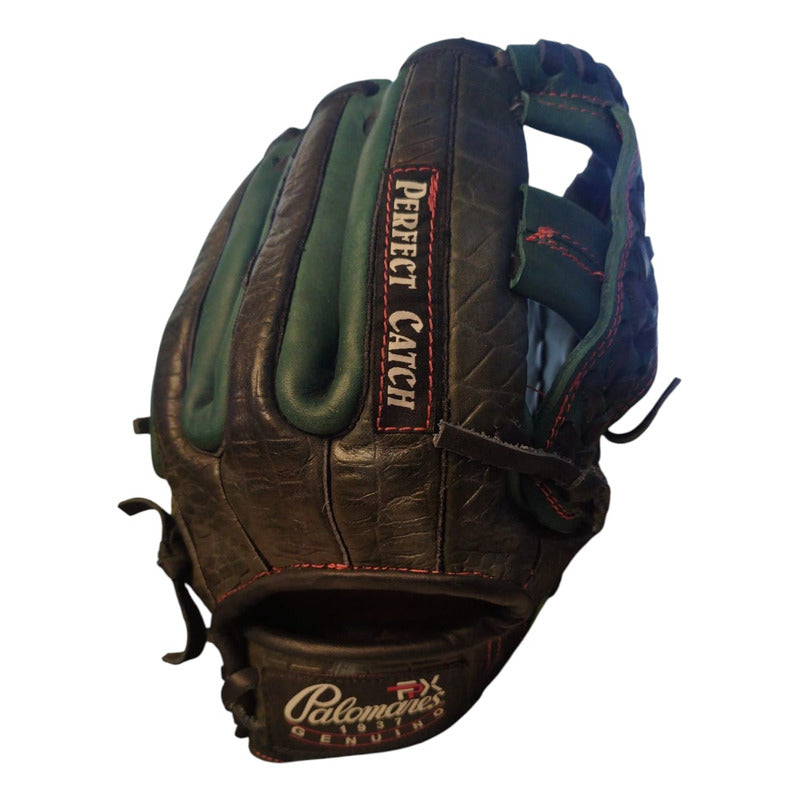 Guante Manopla Beisbol Ed. Unica Verd Palomares Genuino Fpx Verde Oscuro 12