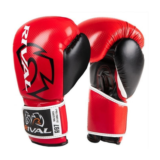 Guantes Box Rival Fitness Rb7 Rd Piel 14 Y 16 Oz  Fpx