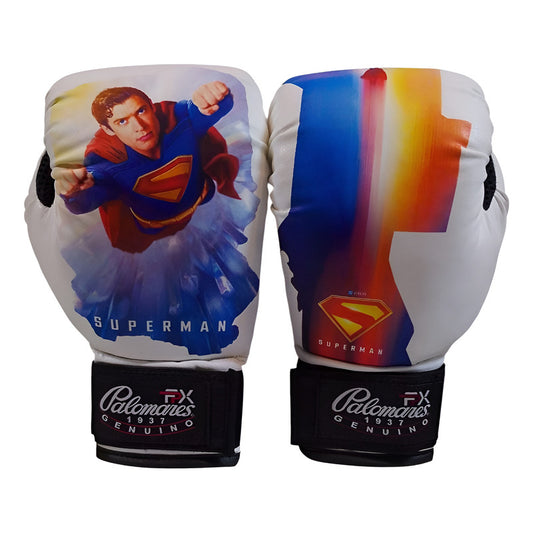 Par Guante Box Infantil Edicion Superman 6oz Palomares Fpx 6 Oz Blanco