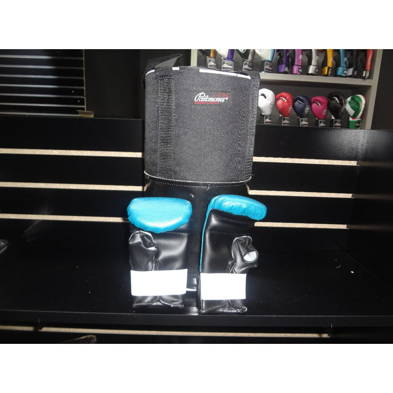 Juego De Box Infantil Kit 2 Costal Y Guant Palomares Genuino Negro
