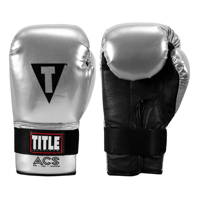 Guante Box Title Platinum Acs Palomares Genuino Fpx M Plateado