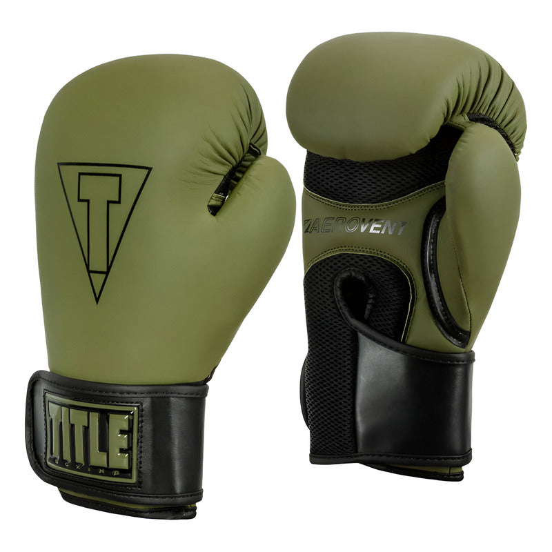 Par Guante Box Title Vegan Fitness Grn/blk Palomares Fpx 14oz Verde