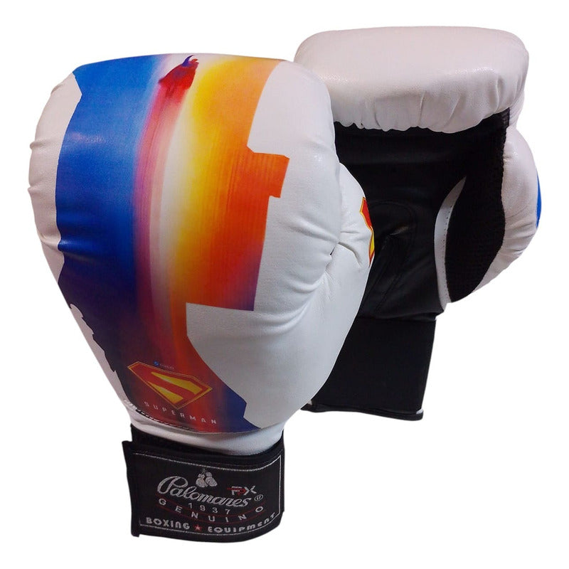 Guante Box Ed Unica Superman Silueta 14y16 Oz Palomares Fpx