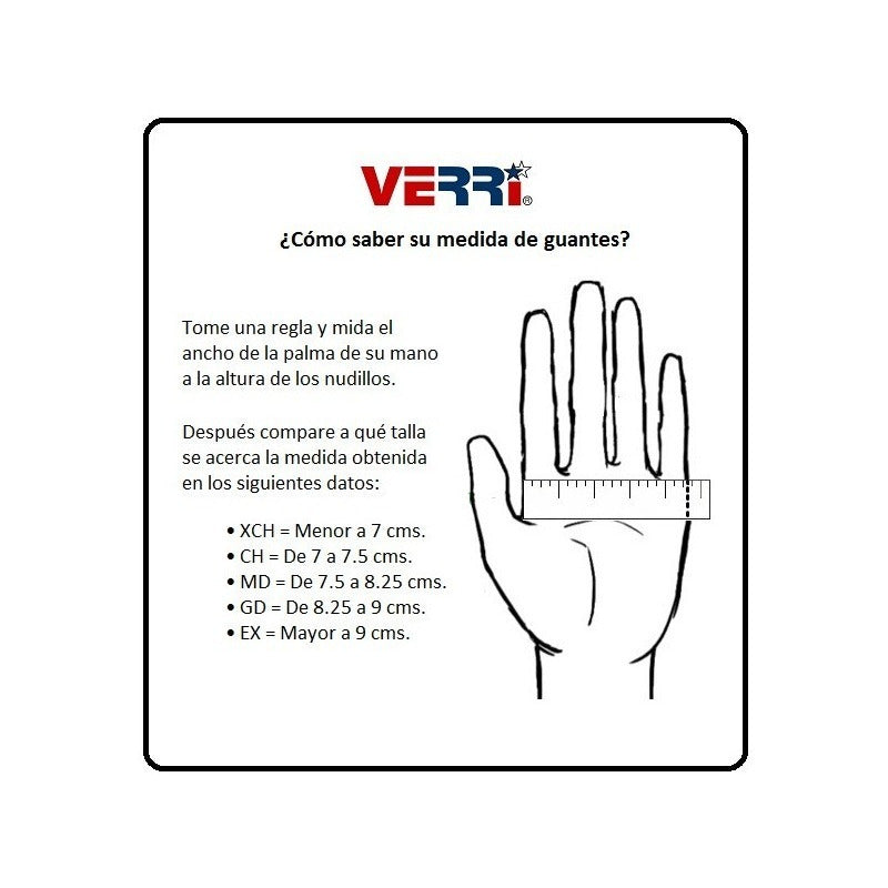 Guantes Pesista Dama 2550 Verri Palomares Genuino Fpx