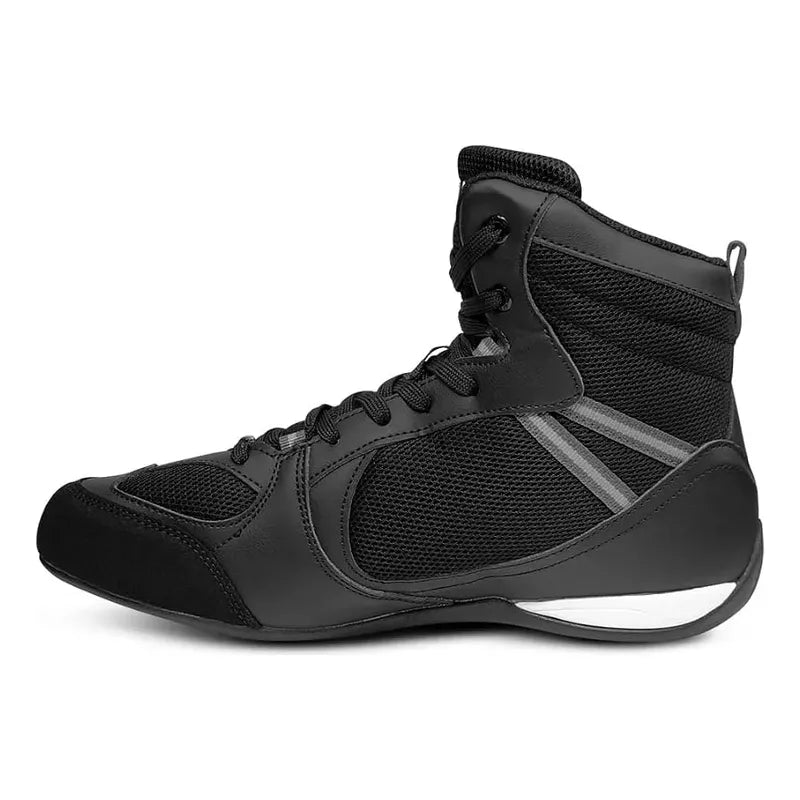 Tenis Boxeo Everlast Mod 1128 Negro Blanco Fpx Negro Geométrico 7