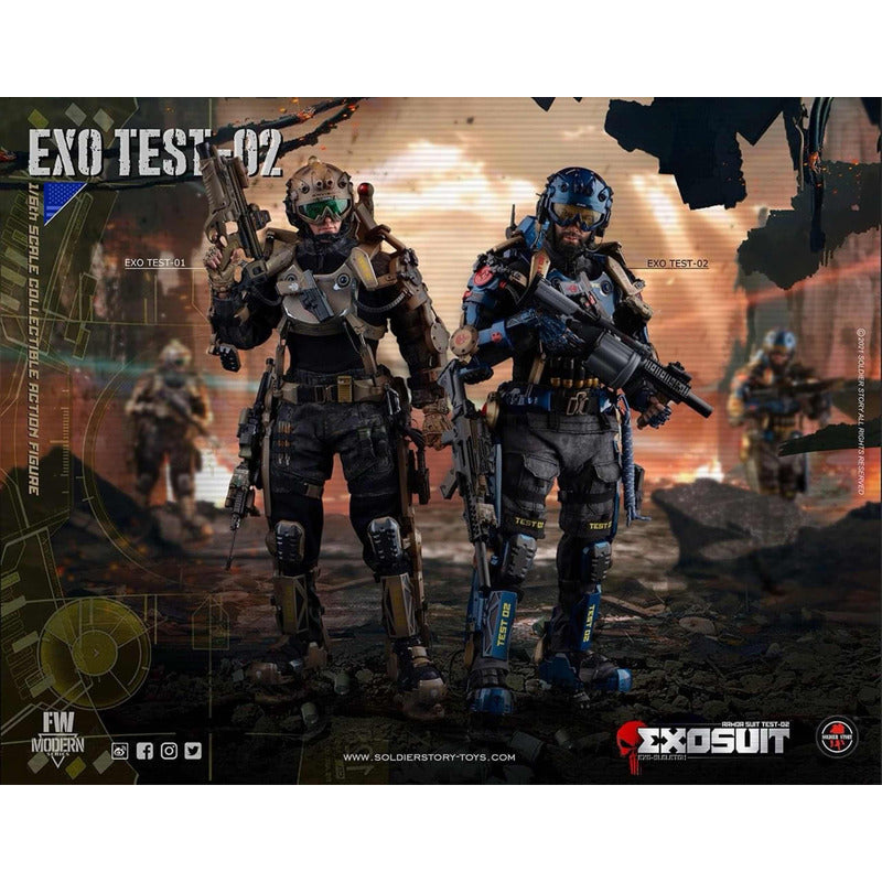 Soldier Story Exo Test 02 Exoeskeleton Armor Suit 1/6 Fpx