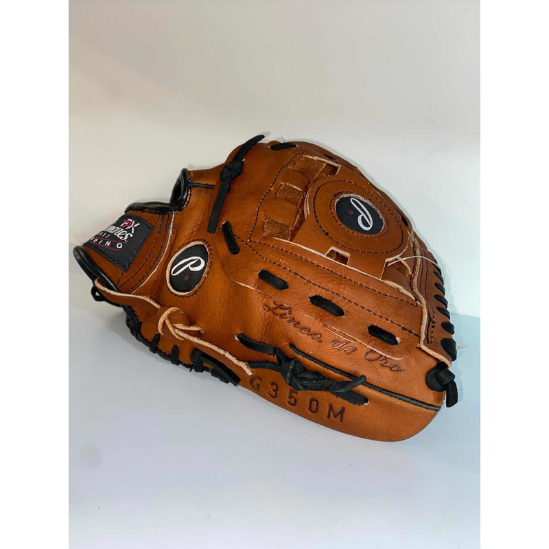 Manopla Beisbol Mediana 12.5 G350 Cafe/blanc Palomares Fpx Café Juvenil/adulto