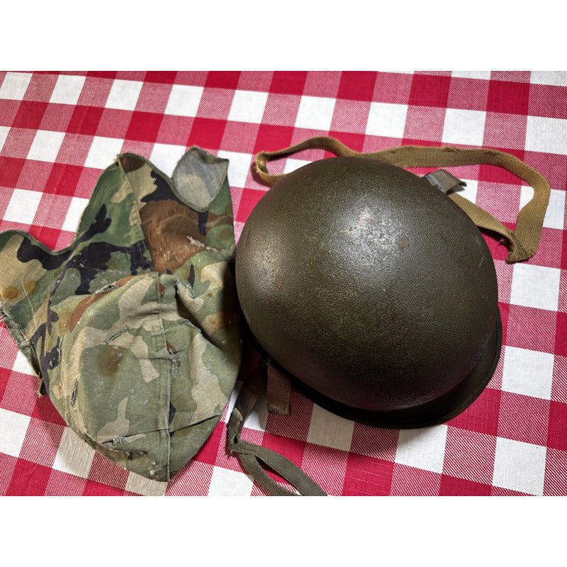 Casco Antiguo M1 Funda Mitchel Guerra Vietnam Fecha 1972 Fpx
