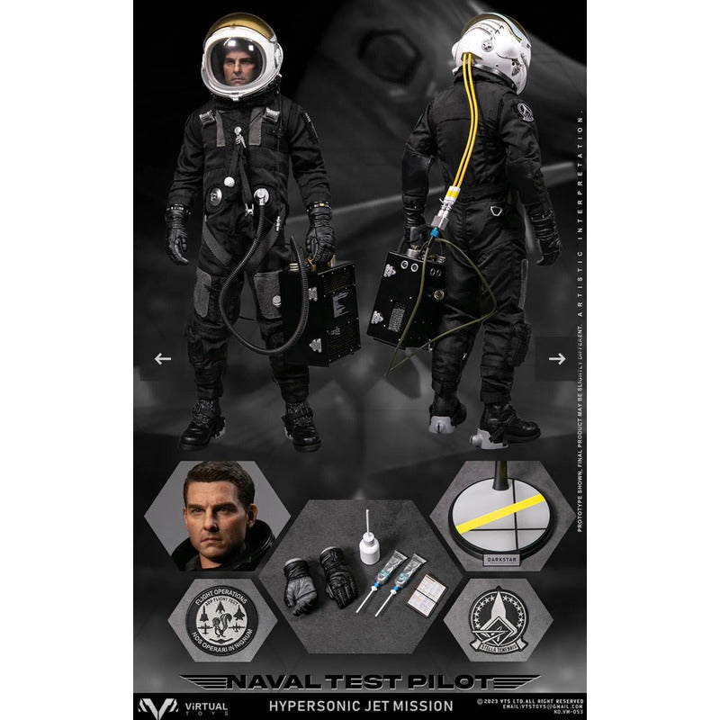 Virtual Toys Naval Test Pilot Tom Cruise Top Gun 1/6 Fpx