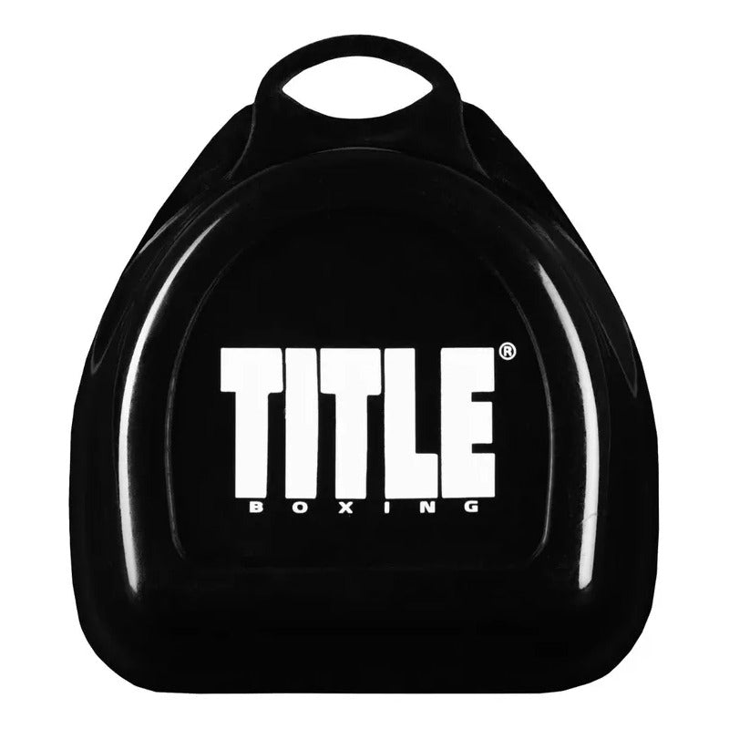Protector Bucal Boxeo Title Gelmax Channel 2.0 Negro Fpx Negro Sin Sabor