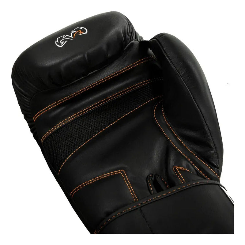 Guante Box Rival Boxing Workout Palomares Genuino Fpx L / 14 Oz Negro