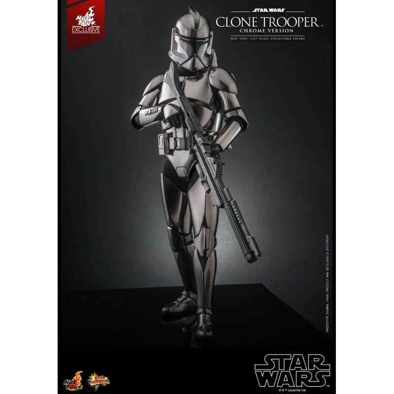 Hot Toys Clone Trooper Chrome Star Wars 1/6 Fpx