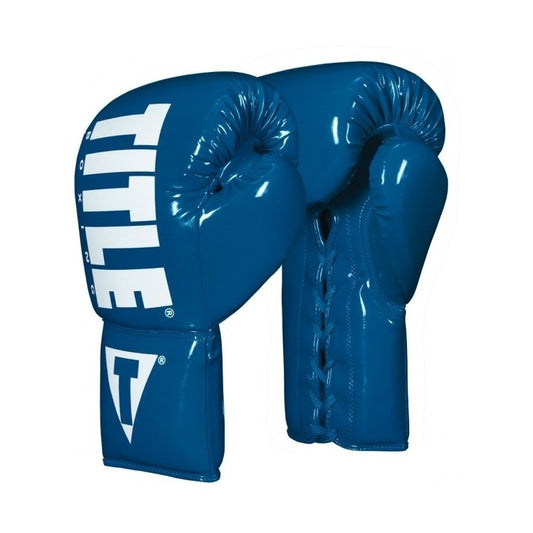 Guantes Title Boxing Inferno Azul.