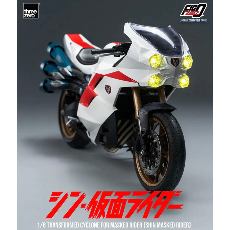 Threezero Transformed Cyclone For Masked Kamen Rider 1/6 Fpx