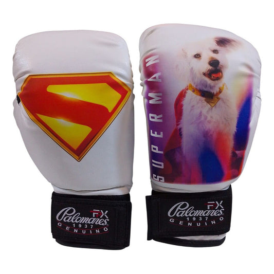 Par Guante Box Infantil 6oz Escudo Superman & Krypto Fpx 6 Oz Blanco
