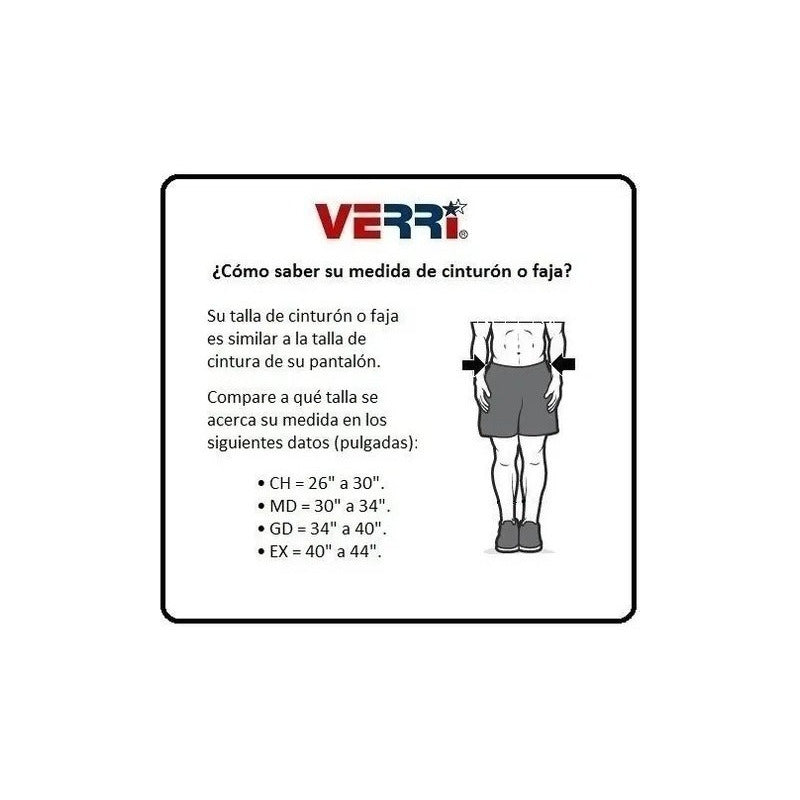 Cinturon Pesista Piel Forrado Gamuza Marca Verri Fpx