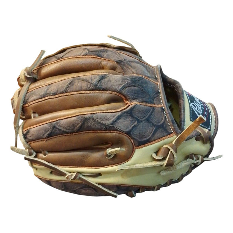 Guante Manopla Beisbol 12.5 Plgds Md 1285 Boa Palomares Fpx Cafe / Amarillo Adulto/ Juvenil