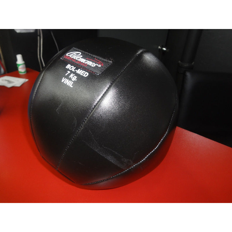 Balon Medicinal Vinil 7 Kilos Palomares Genuino Nuevo Negro