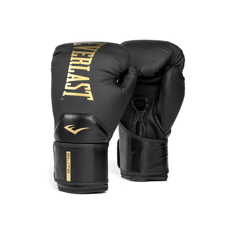 Par Guante Box Elite 2 Negro/ Dorado Xe231 Everlast