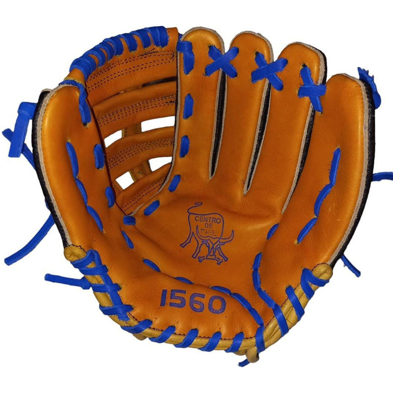 Guante Manopla Béisbol Mod. 1560 13  Palomares Genuino Fpx  Naranja Adulto