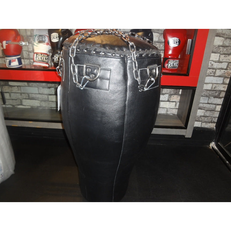 Costal Para Box O Artes Marciales Upper Cut Piel Fpx Negro
